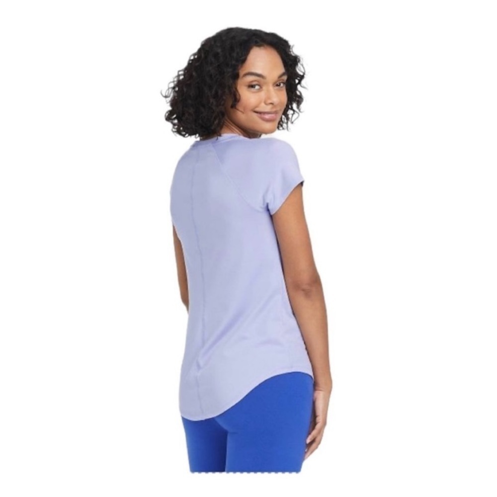 All in motion essential short sleeve T-shirt lilac purple nwt - Picture 2 of 5
